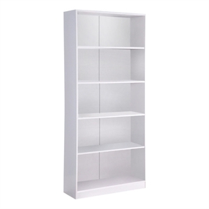 minimalistic yet stylish bookcase  white