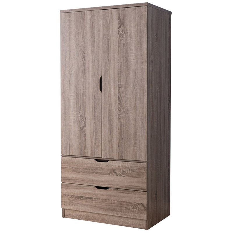 South Shore Acapella Wardrobe Armoire in Pure White 5350038 Cymax