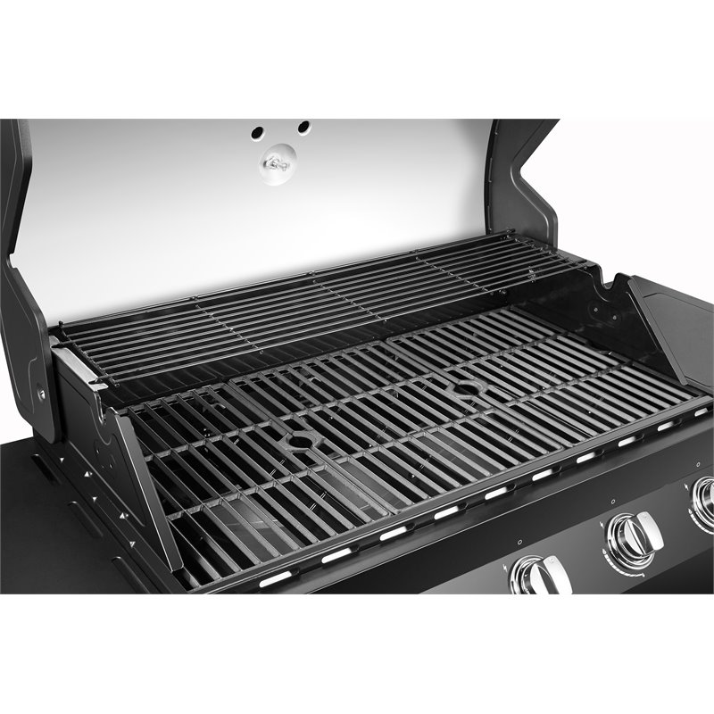 Dyna-Glo 5-burner Transitional Metal Premier Propane Gas Grill in Black