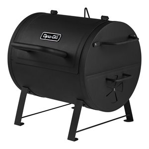 dyna-glo transitional metal portable charcoal grill in black finish