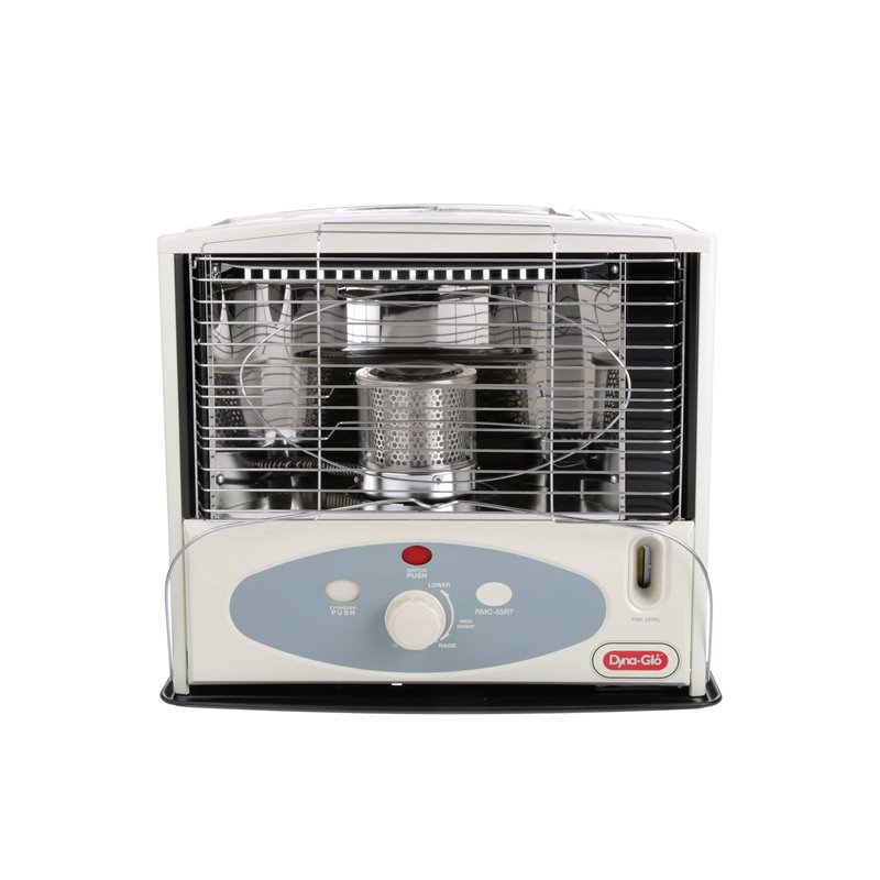 Dyna-Glo 10K BTU Transitional Metal Indoor Kerosene Radiant Heater in White