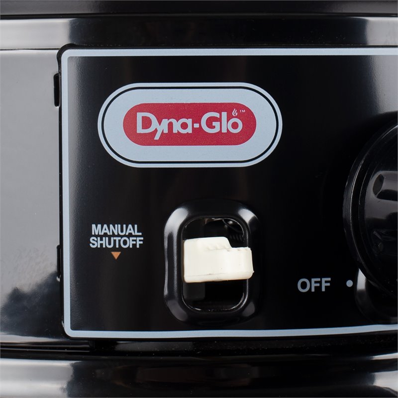 Dyna-Glo 23.8K BTU Indoor Kerosene Convection Heater with Side Ignition in  Black