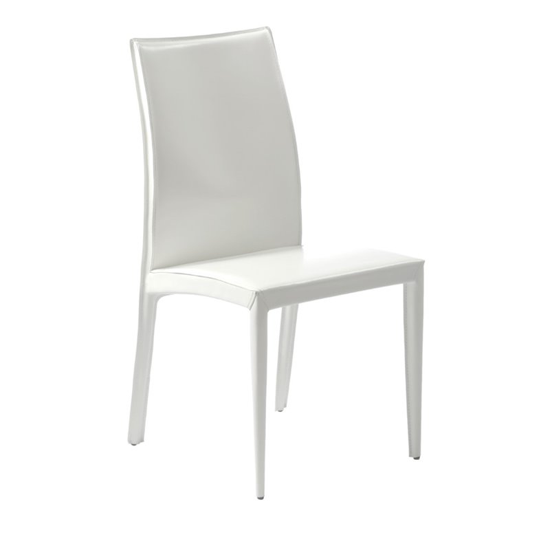 Eurostyle Dafney Dining Chair in White - 02404