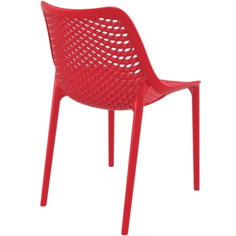 Aron Living Nami Dining Chair in Red (Set of 4)