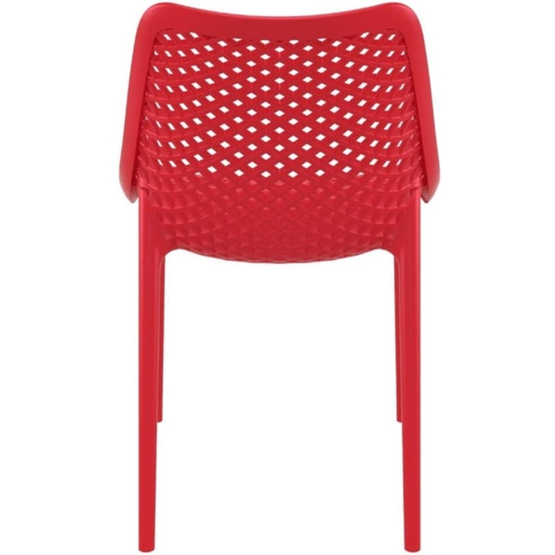 Aron Living Nami Dining Chair in Red (Set of 4)