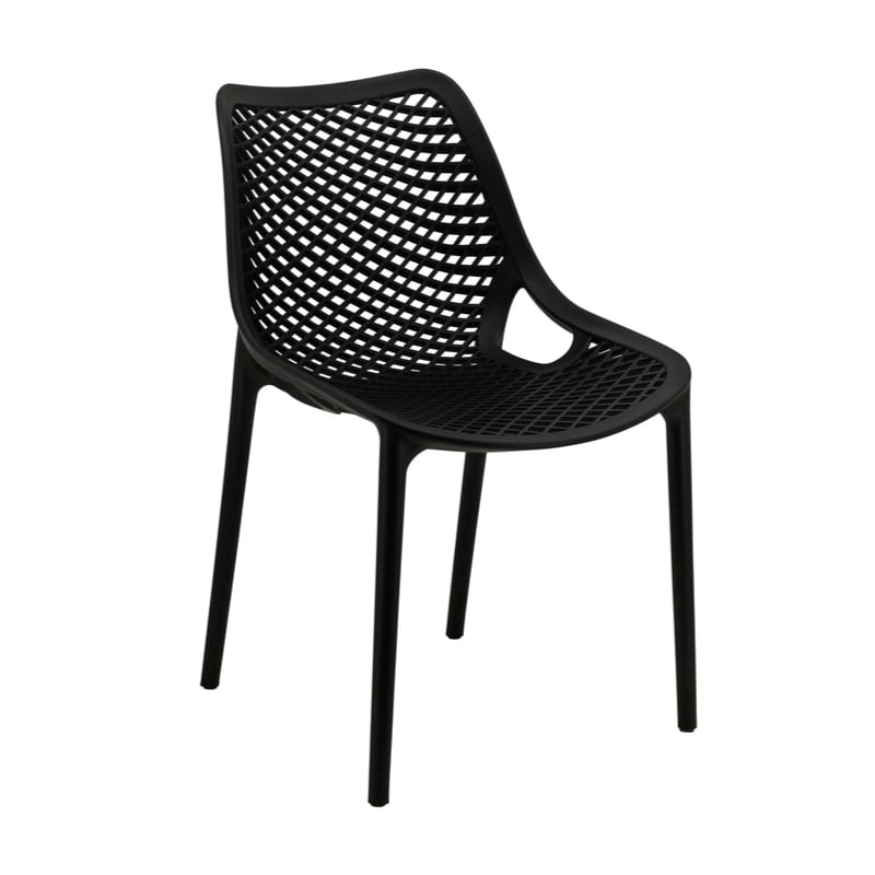 Aron Living Nami Dining Chair in Black (Set of 2)