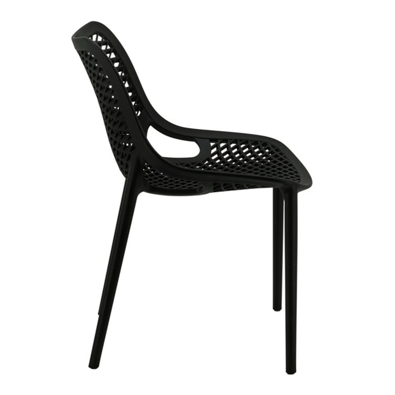 Aron Living Nami Dining Chair in Black (Set of 2)
