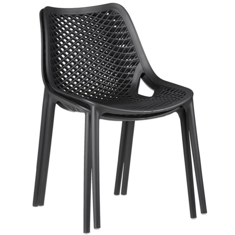 Aron Living Nami Dining Chair in Black (Set of 4)