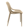 Aron Living Nami Dining Chair in Taupe (Set of 4)
