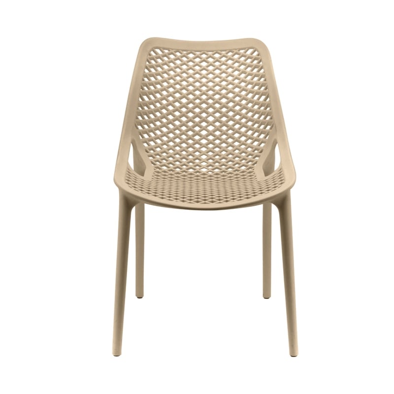 Aron Living Nami Dining Chair in Taupe (Set of 4)