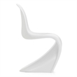 Aron Living Wave Chair in White (Set of 4)