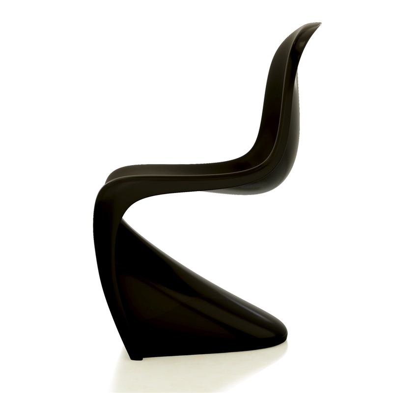 Aron Living Wave Chair in Black