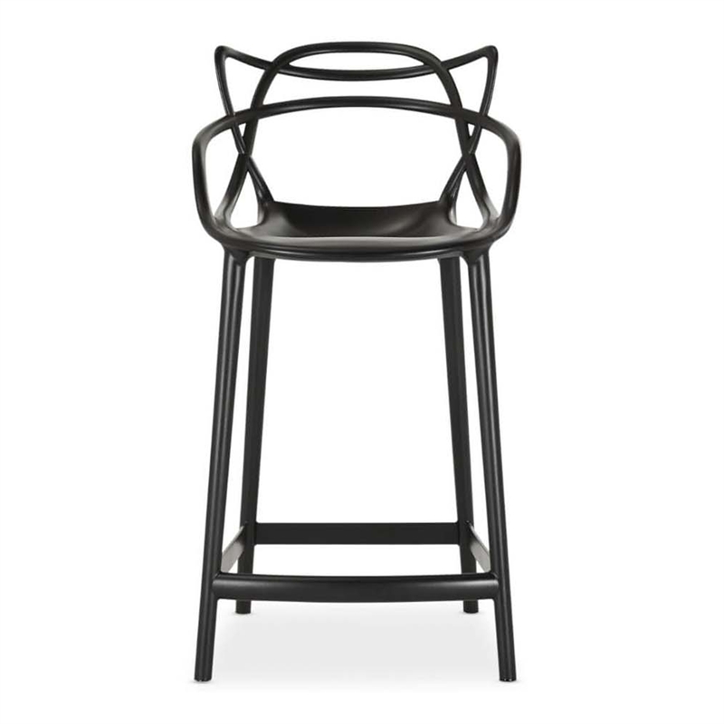 Aron Living Monte Bar Stool in Black (Set Of 4)