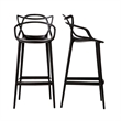 Aron Living Monte Bar Stool in Black (Set Of 4)