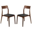 Aron Living H Dining Chair in Walnut (Set of 2)