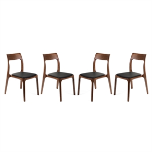 Aron Living H Dining Chair in Walnut (Set of 4)