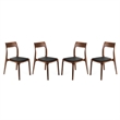 Aron Living H Dining Chair in Walnut (Set of 4)