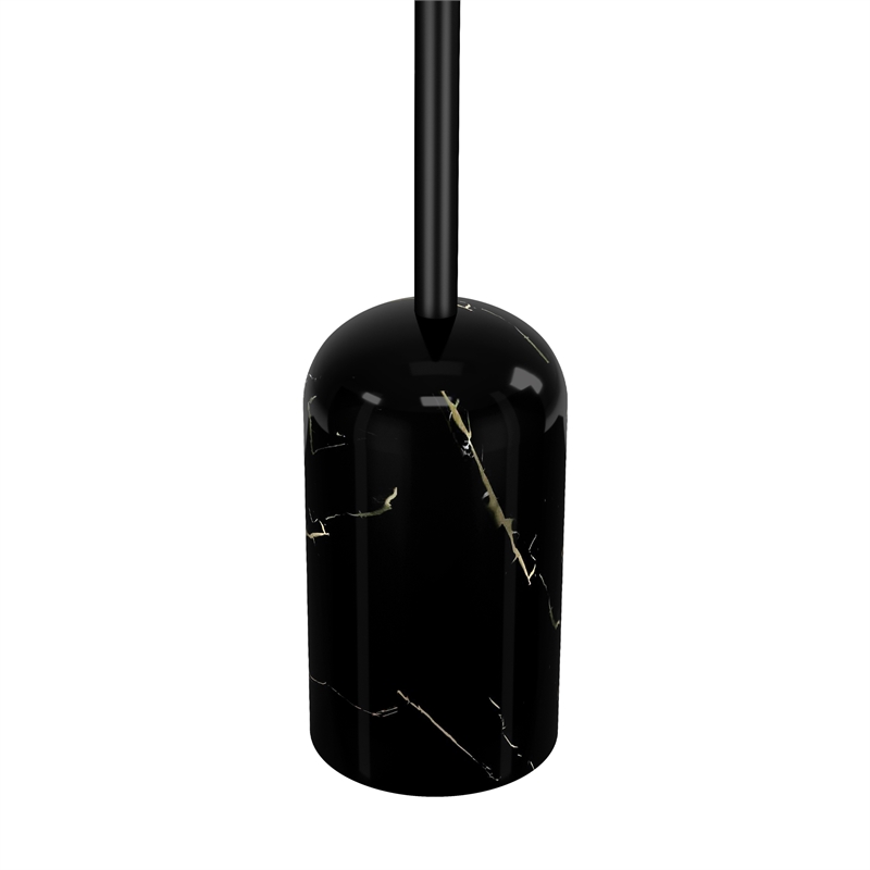 Aron Living Nouri Marble Side Table in Black