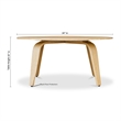 Aron Living Plywood Coffee Table in Natural