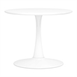 Aron Living Rose Wood Top Kids Table in White