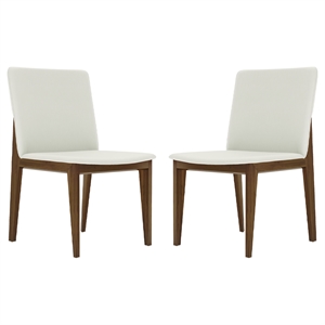 Aron Living Loom Dining Chair in Walnut (Set of 2)