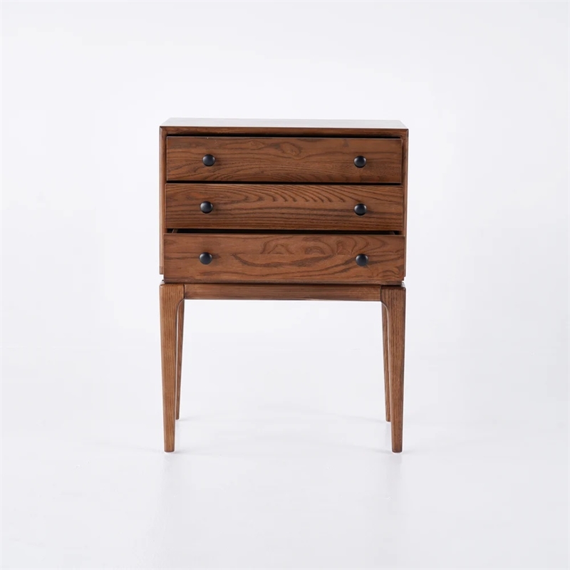 Aron Living  H Solid Wood Chest Of Drawers in Walnut