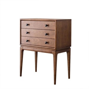 Aron Living  H Solid Wood Chest Of Drawers in Walnut