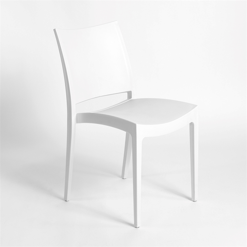Aron Living Omni Dining Chair in White (Set of 4)