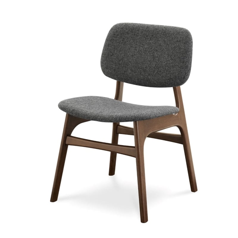 Aron Living Charlie Dining Chair in Charcoal Gray (Set of 4)