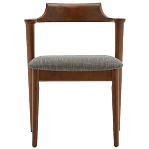 Aron Living Tino Fabric Armchair in Dark Gray