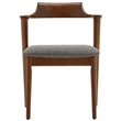 Aron Living Tino Fabric Armchair in Dark Gray