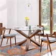 Aron Living Tino Fabric Armchair in Light Gray