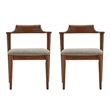 Aron Living Tino Fabric Armchair in Light Gray