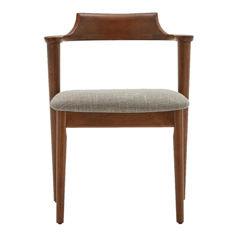 Aron Living Tino Fabric Armchair in Light Gray