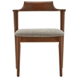Aron Living Tino Fabric Armchair in Light Gray