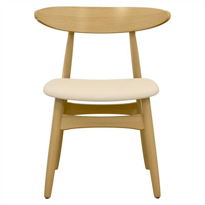 Aron Living Lulu Dining Chair in Natural (Set of 2)