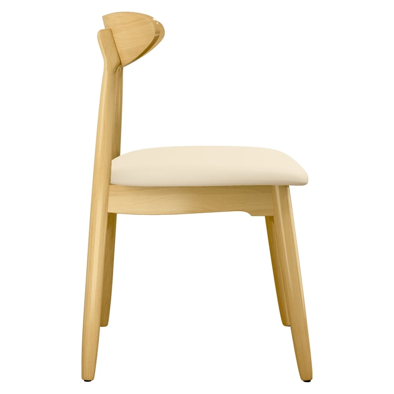 Aron Living Lulu Dining Chair in Natural (Set of 2)