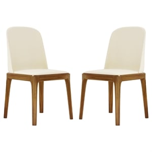 Aron Living Oliver Dining Chair in Walnut (Set of 2)