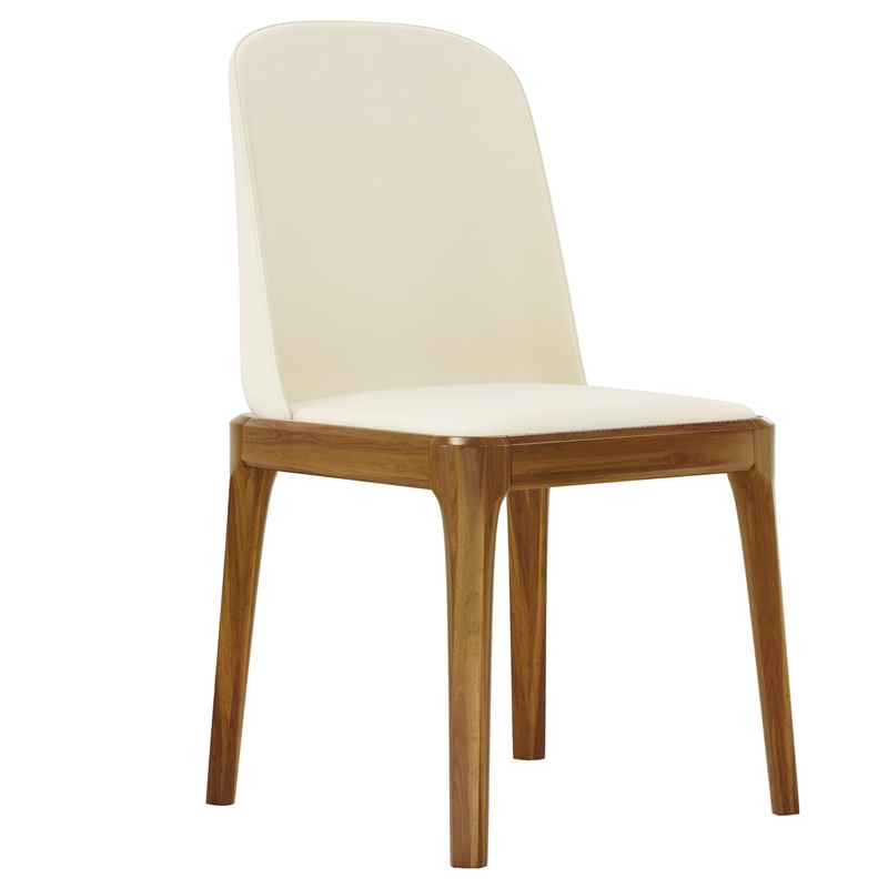 Aron Living Oliver Dining Chair in Walnut (Set of 2)