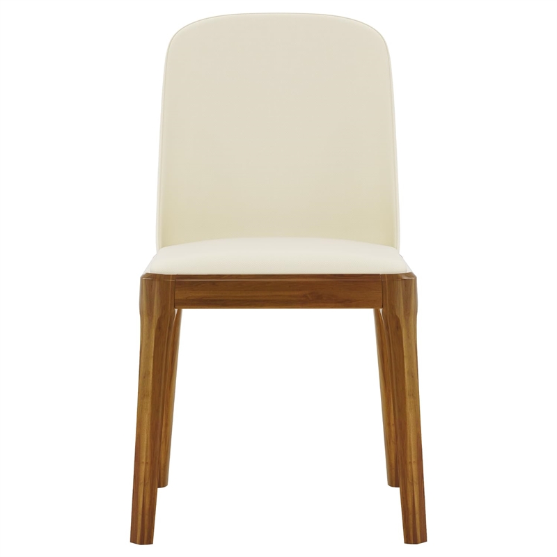 Aron Living Oliver Dining Chair in Walnut (Set of 4)