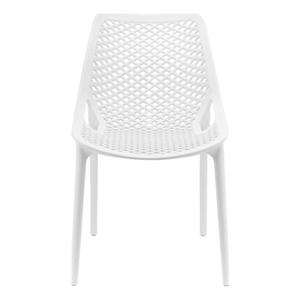 Aron Living Nami Dining Chair in White (Set of 4)