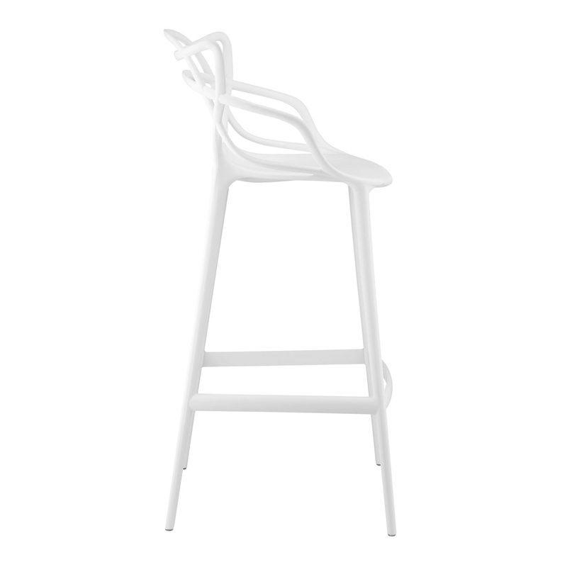 Aron Living Monte Bar Stool in White (Set Of 2)