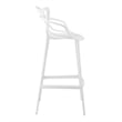 Aron Living Monte Bar Stool in White (Set Of 4)