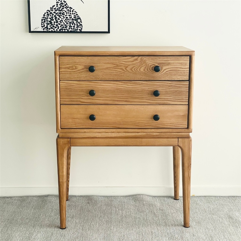 Aron Living  H Solid Wood Chest Of Drawers in Natural