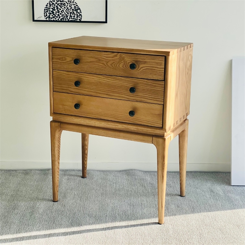Aron Living  H Solid Wood Chest Of Drawers in Natural