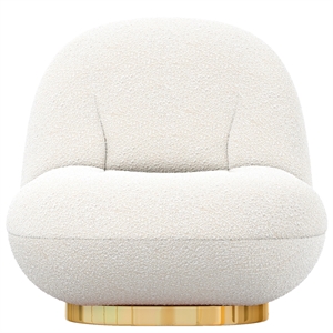 Aron Living Breeze Boucle Chair in Gold