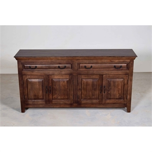 Aron Living Asmine 69&quot Solid Wood Sideboard in Walnut