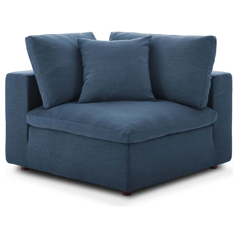 Aron Living Haven 2 Seater Sectional Sofa in Azure