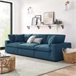 Aron Living Haven 3 Seater Sectional Sofa in Azure