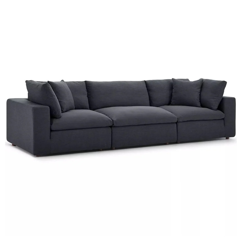 Aron Living Haven 3 Seater Sectional Sofa in Gray